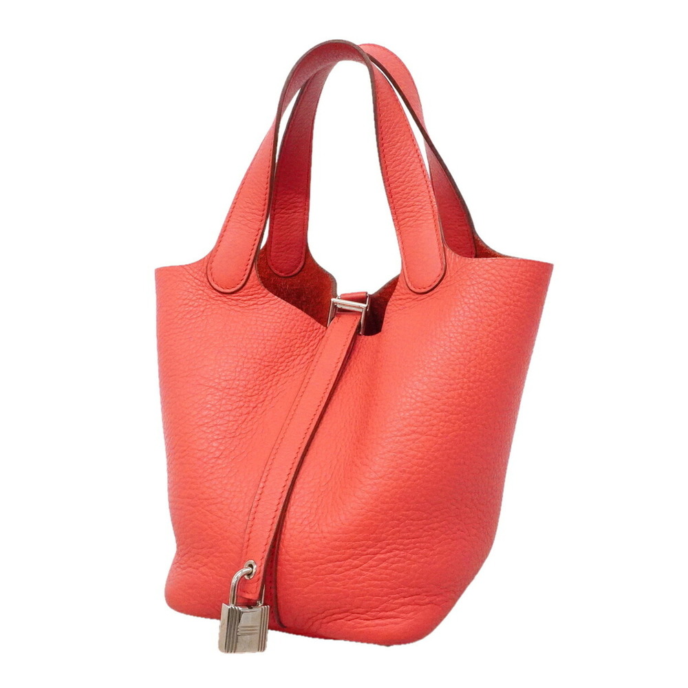 Hermes Picotin Lock PM handbag, Taurillon Clemence leather, Rose Jaipur, □R s...